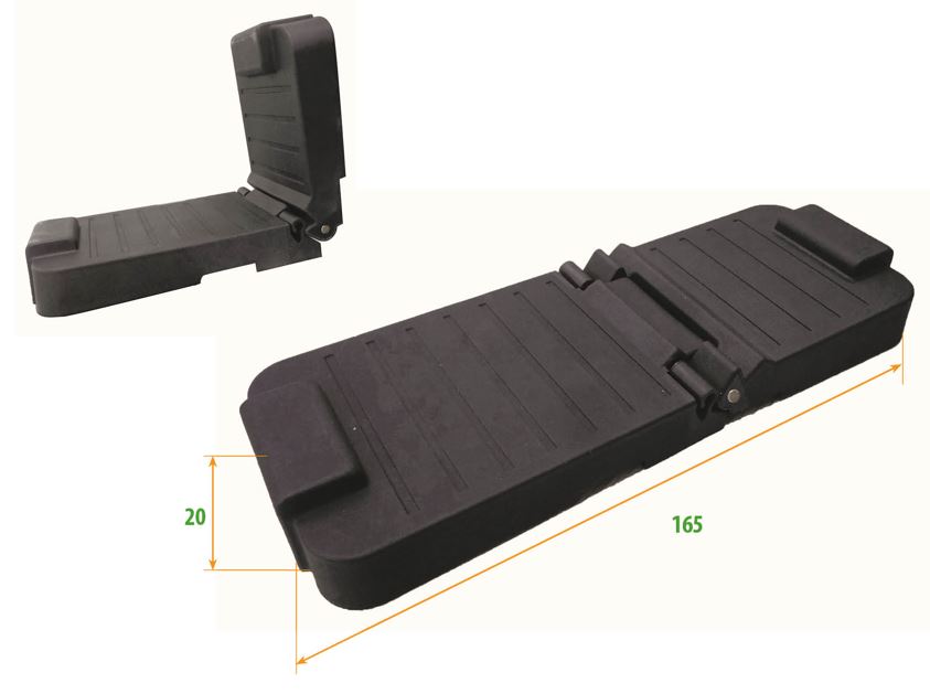GRIP ABS および GRIP ALU 専用 高耐久強化スチールヒンジ