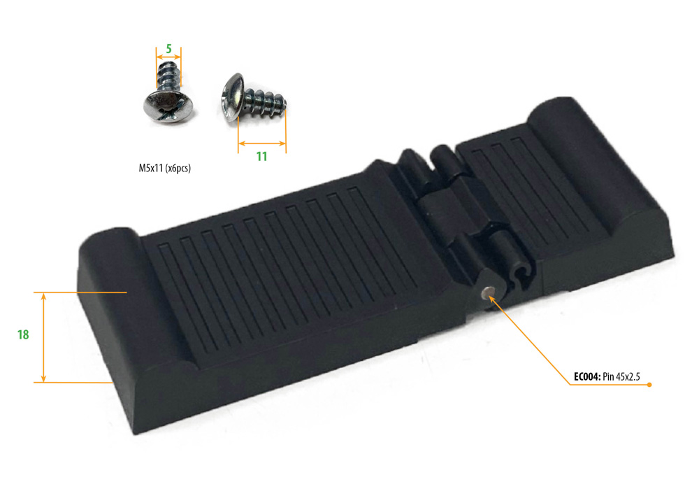 Bản lề chuyên dụng chống ăn mòn cho dòng vali GRIP FLY