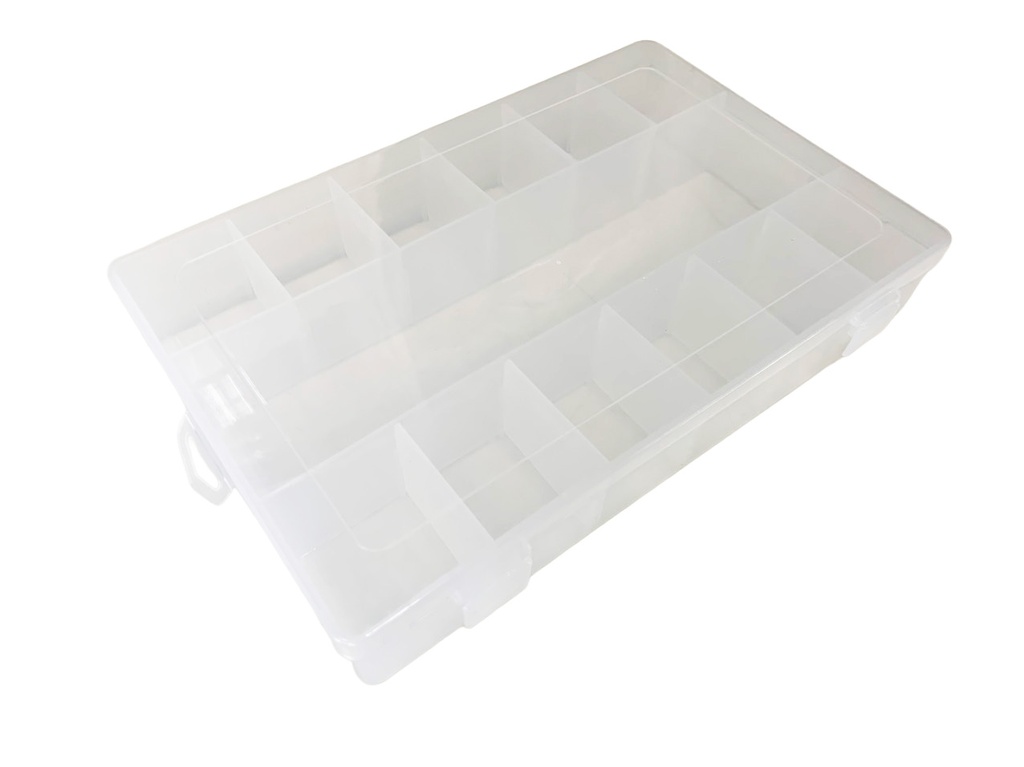 Hộp nhựa chia ngăn lớn PP trong suốt 273x184x43mm